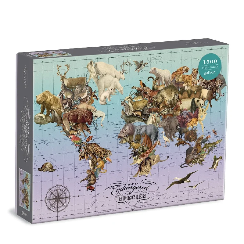 Wendy Gold Endangered Species 1500 Piece Jigsaw Puzzle