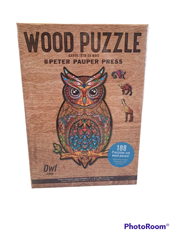 Wood Puzzle - Owl