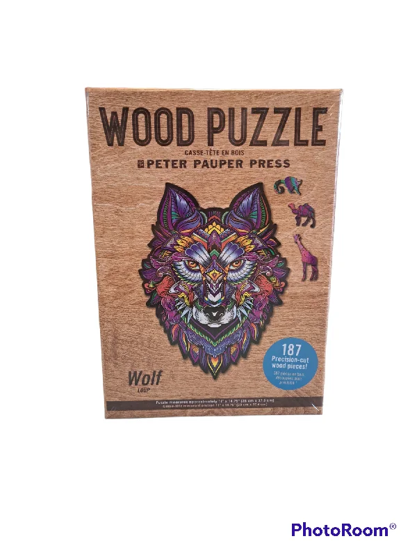 Wood Puzzle - Wolf