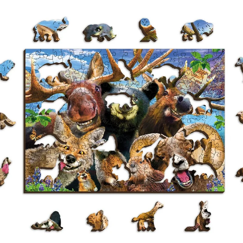 Wooden Jigsaw Puzzle Into the Woods 200 pieces