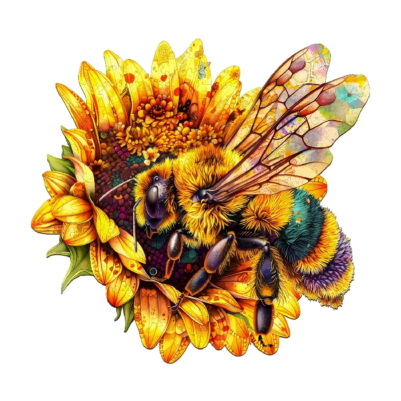 Wooden Puzzles For Adults, Bee Wooden Jigsaw Puzzles For Adults, Wood Puzzles