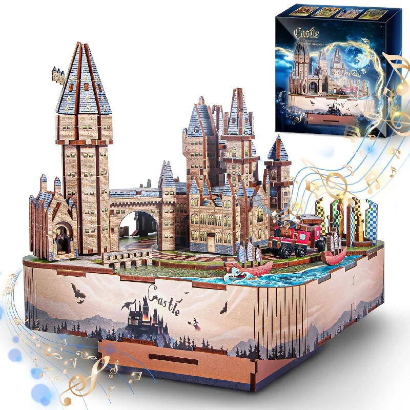 Wooden Puzzles For Adults, Magic Wooden Music Box For Adults/Teens Wooden Mode