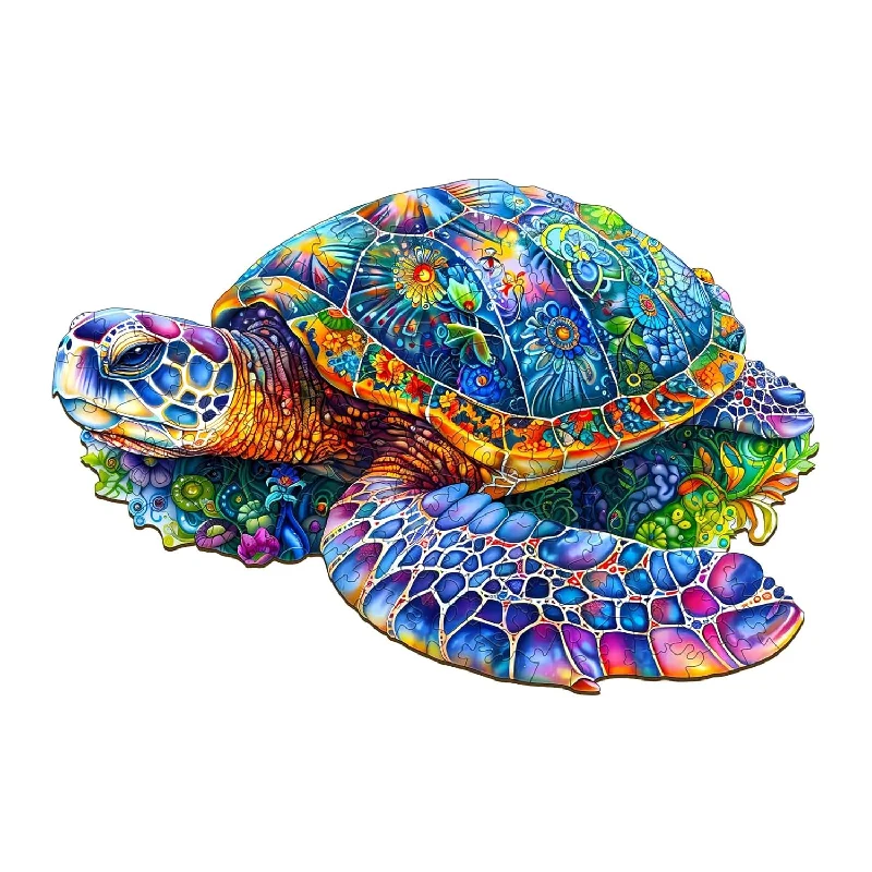 Wooden Puzzles For Adults, Sea Turtle Wooden Jigsaw Puzzles, Wood Puzzles Adul