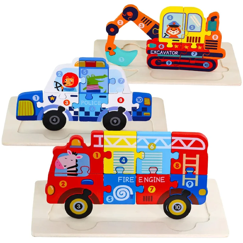 Wooden Puzzles For Toddlers 2 4 Years Old?Puzzles Toddler Toys?Puzzles For Kid