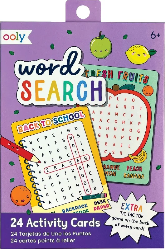 Word Search Activity Cards