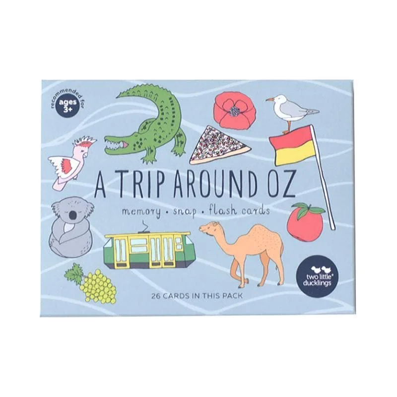 A Trip Around Oz Flashcards and Memory Game Set