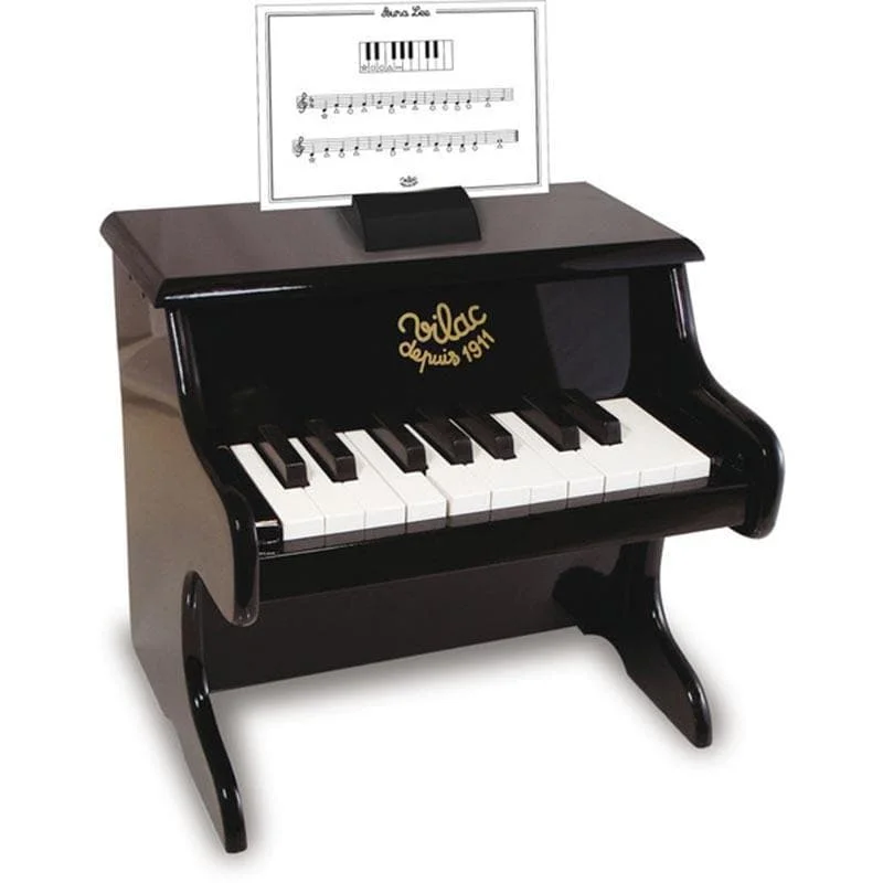 Black Piano with Scores