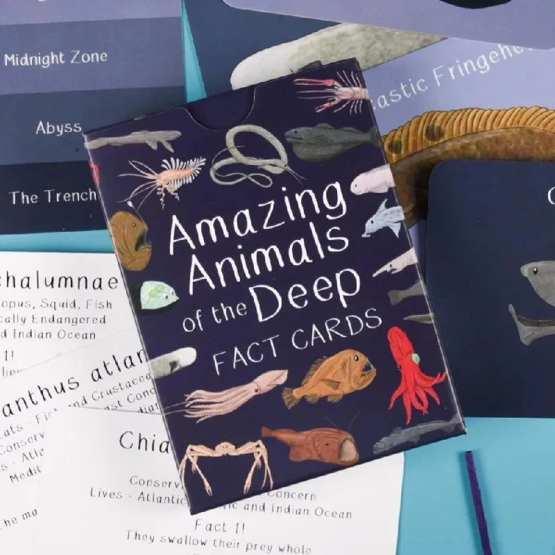 Amazing Animals of the Deep Fact Cards