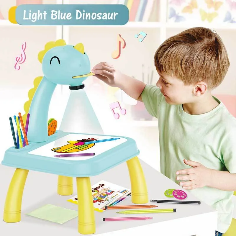 Light Blue Dinosaur