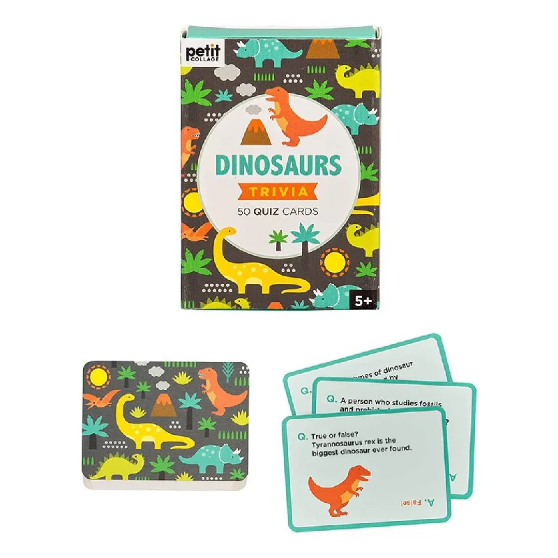 Petit Collage - Dinosaurs Trivia Quiz Cards