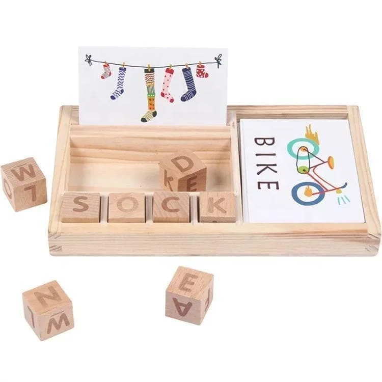 Wooden Educational & Language Development Cards