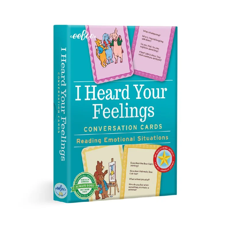 eeBoo I Heard Your Feelings Conversation Cards