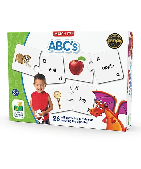 Match It! ABC's 26-Piece Puzzle Cards