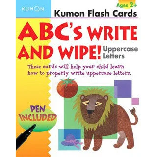 KUMON - ABC Write & Wipe Flash Cards