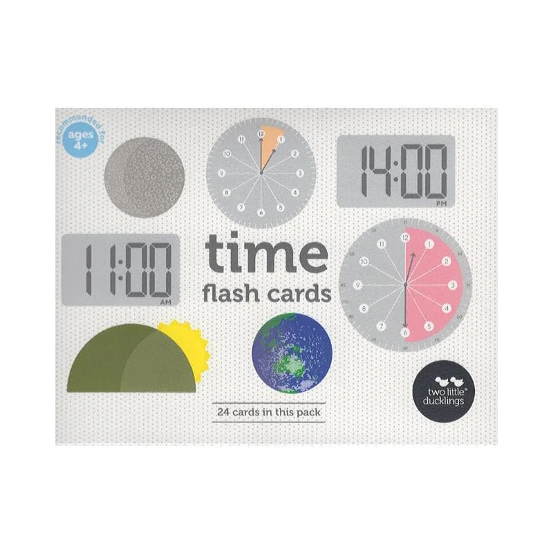 Learning to tell the time Flashcards Set