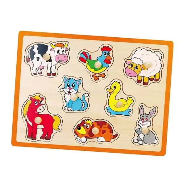 Viga Farm Animals Wooden Puzzle