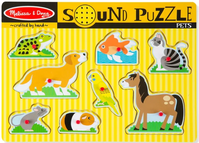 Pets Sound Puzzle - 8 Pieces