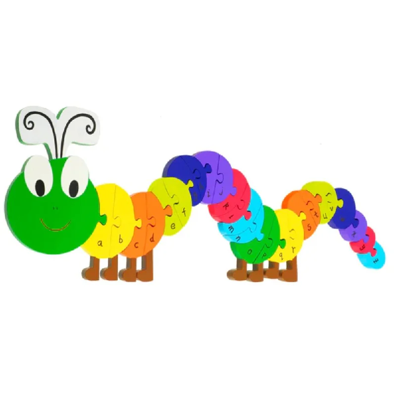 Orange Tree Toys - Caterpillar Alphabet Wooden Puzzle