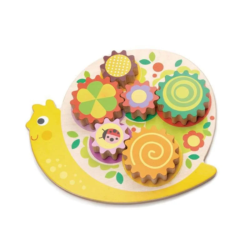 Snail Whirls Wooden Puzzle