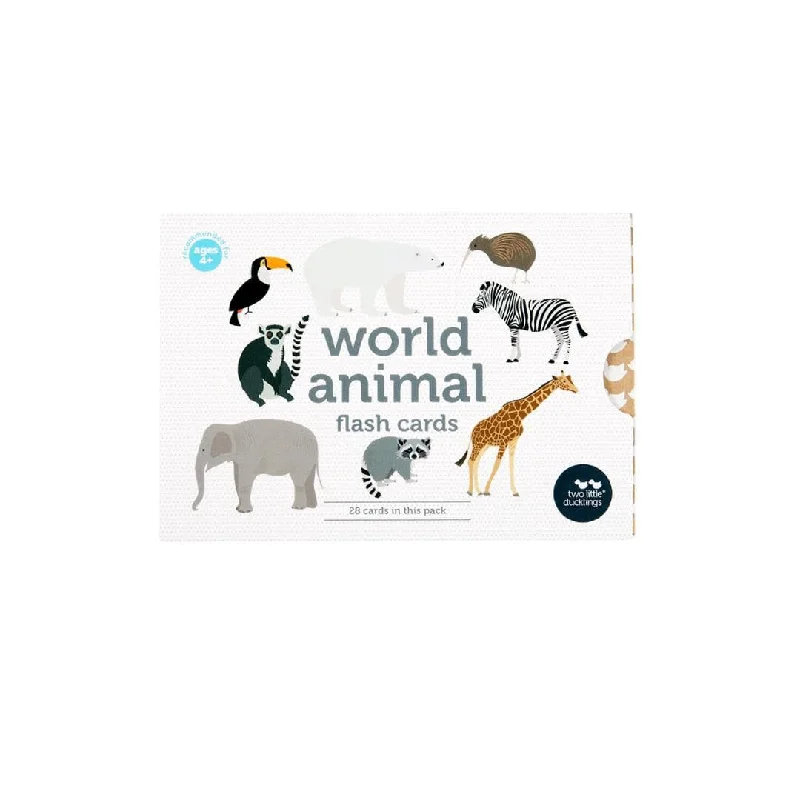 World Animals Flash Cards