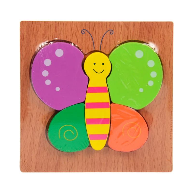 WB WOODEN PUZZLE BUTTERFLY