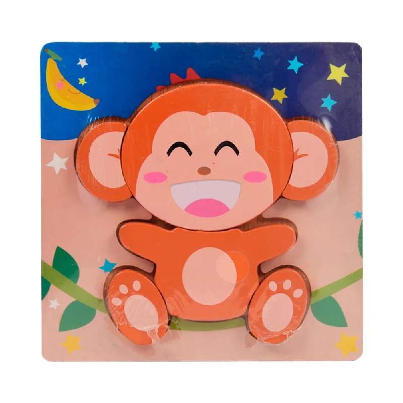 WM WOODEN PUZZLE MONKEY