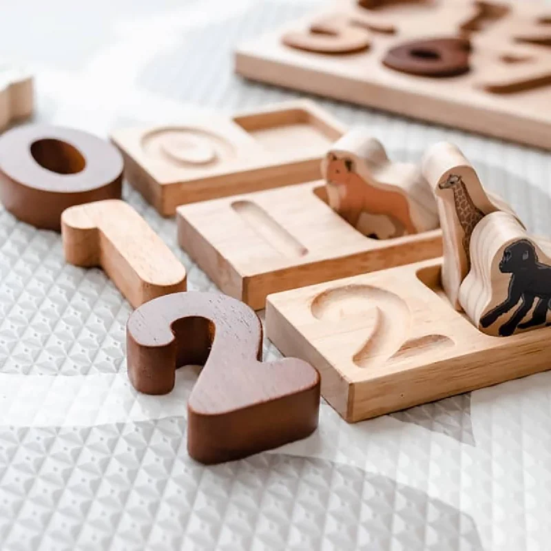 Wooden Counting and Writing Trays