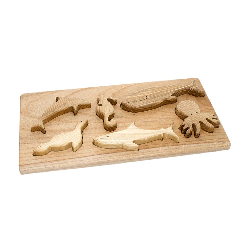 Wooden Puzzle - Sea Animals