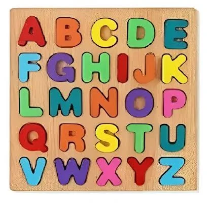 Wooden Puzzle Colourful Alphabet Pcs for Kids