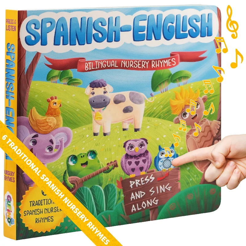 Typical Spanish Nursery Rhymes - Bilingual English & Spanish Sound Book