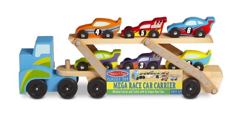 Melissa & Doug - Mega Race Car Carrier